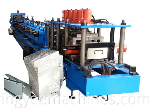 Newest Type Automatic C Shape Purline Steel Cold Roll Forming Machine